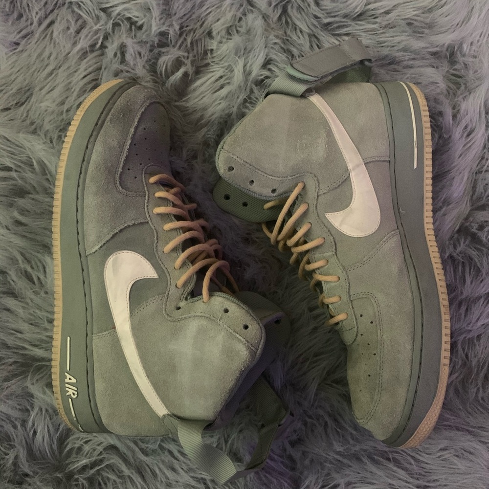 Nike Air Force 1 High, Wolf Grey/Gum